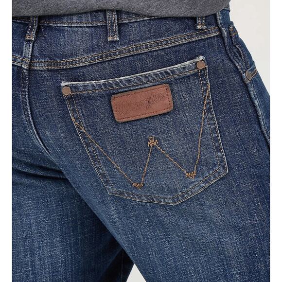 Men’s Wrangler Retro Relaxed Boot 34 X 32 Blue Jeans. Great Condition - Picture 5 of 6